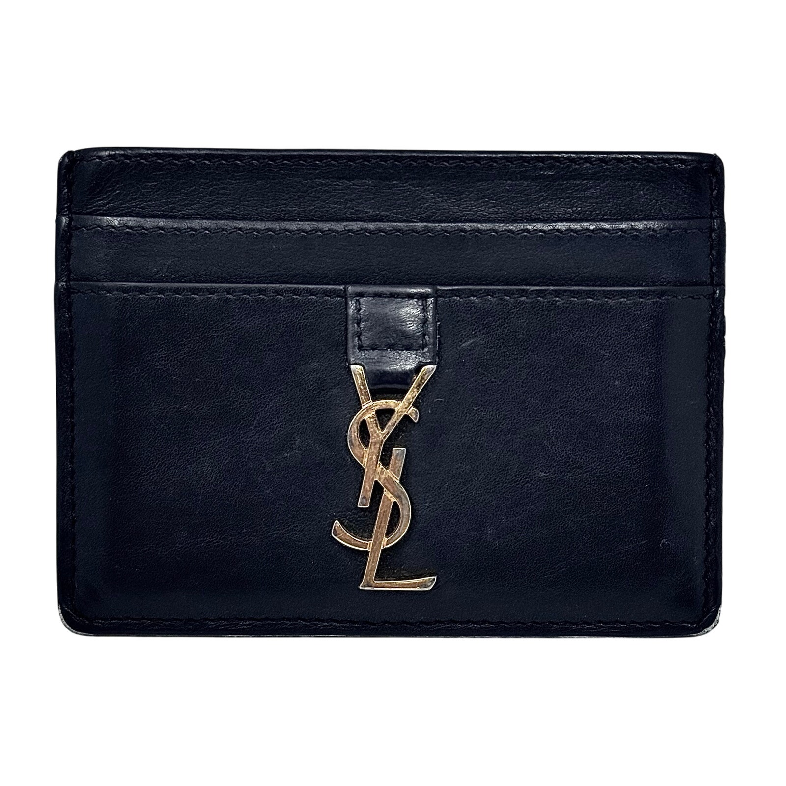 Ysl Logo Cardholder Wallet